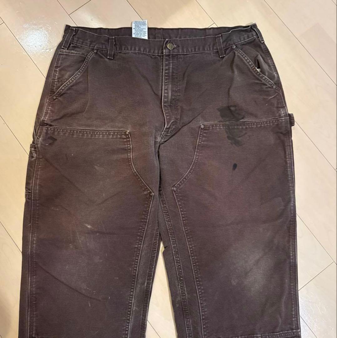 れ*れ様 カーハート ダブルニー 茶色系 W42 メキシコ製