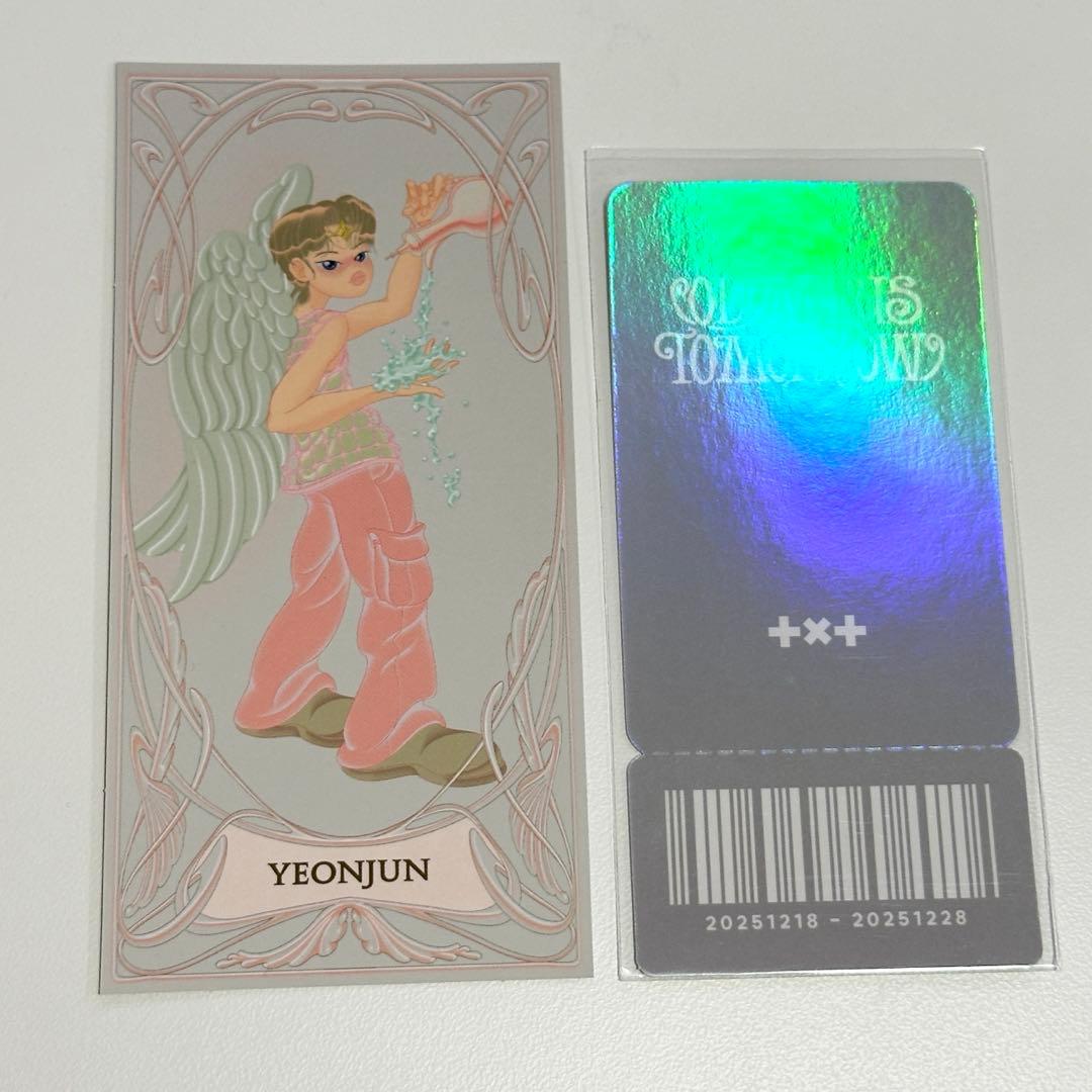 ヨンジュン　シーグリ 2026 フォトチケット　キャラクターカード　特典　txt