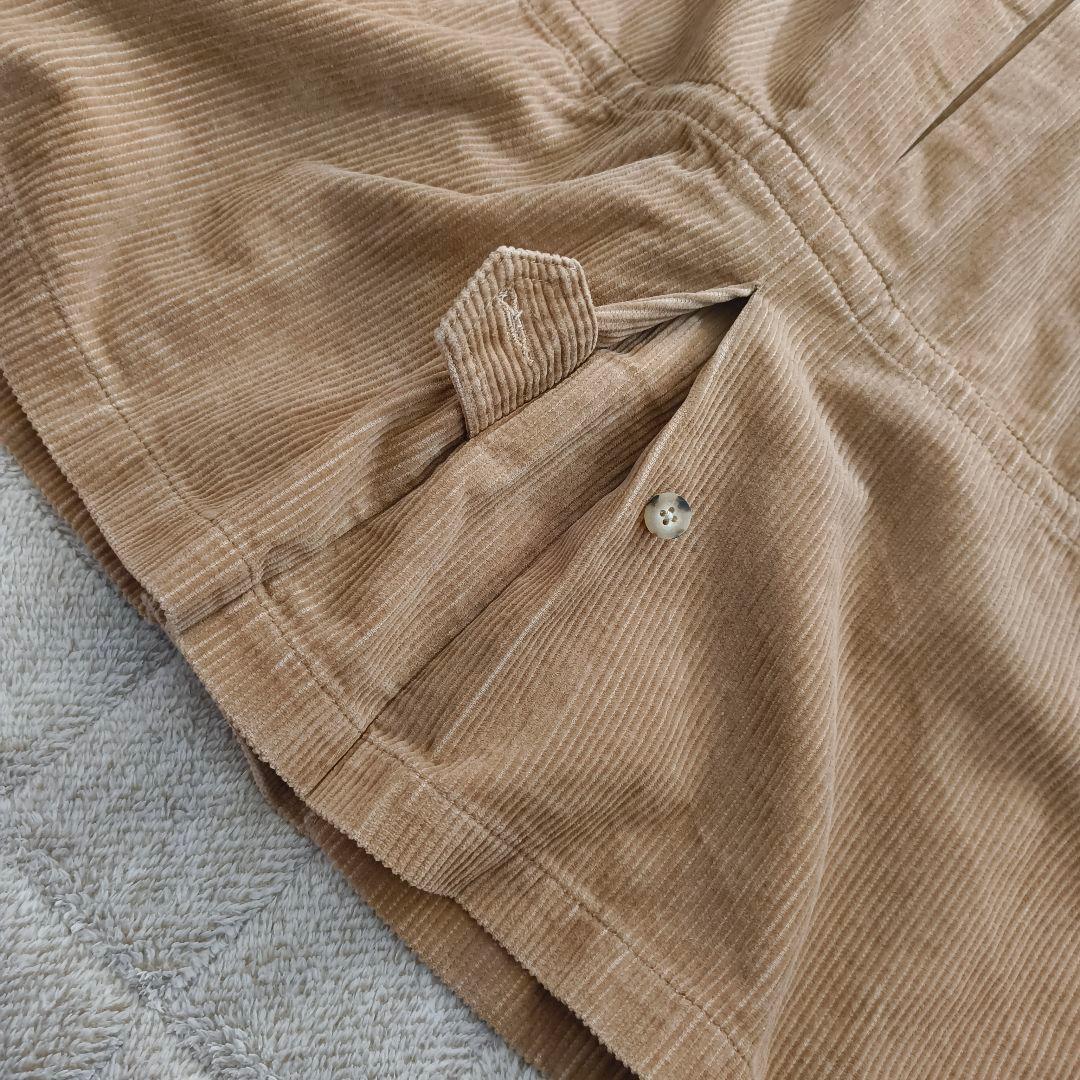 希少 BEAMS+ コーデュロイ ミリタリージャケット ベージュ S