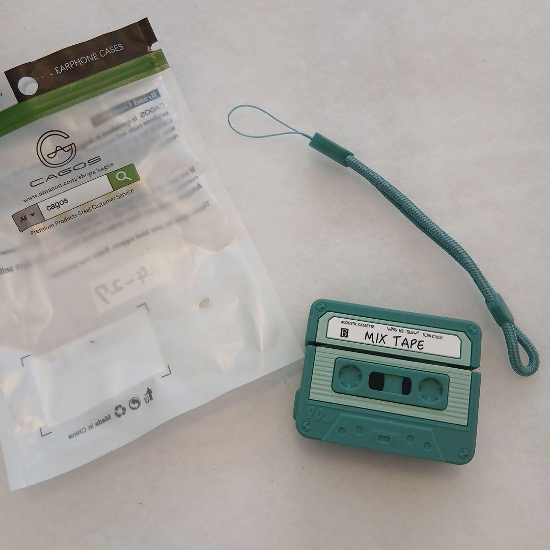 ✾未使用✾CAGOS AirPods Pro2 対応 ケース カセットテープ