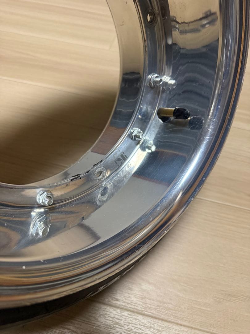 シャリーオフセットスプロケスペーサー&kepspeed5.5jリム