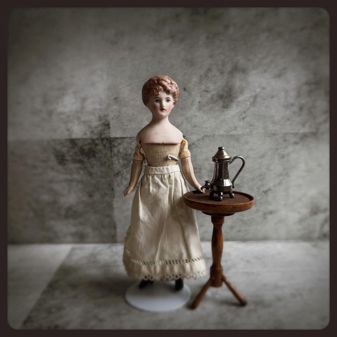 アンティーク 淑女のビスクドール　パリアンドール ドールハウス