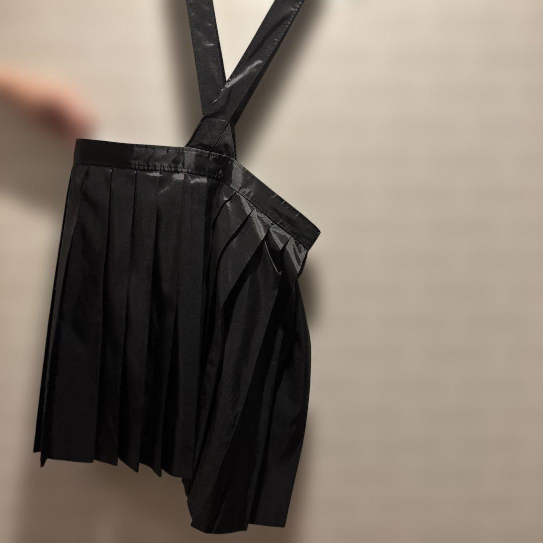 ジュンヤワタナベコムデギャルソン　サスペンダープリーツスカート