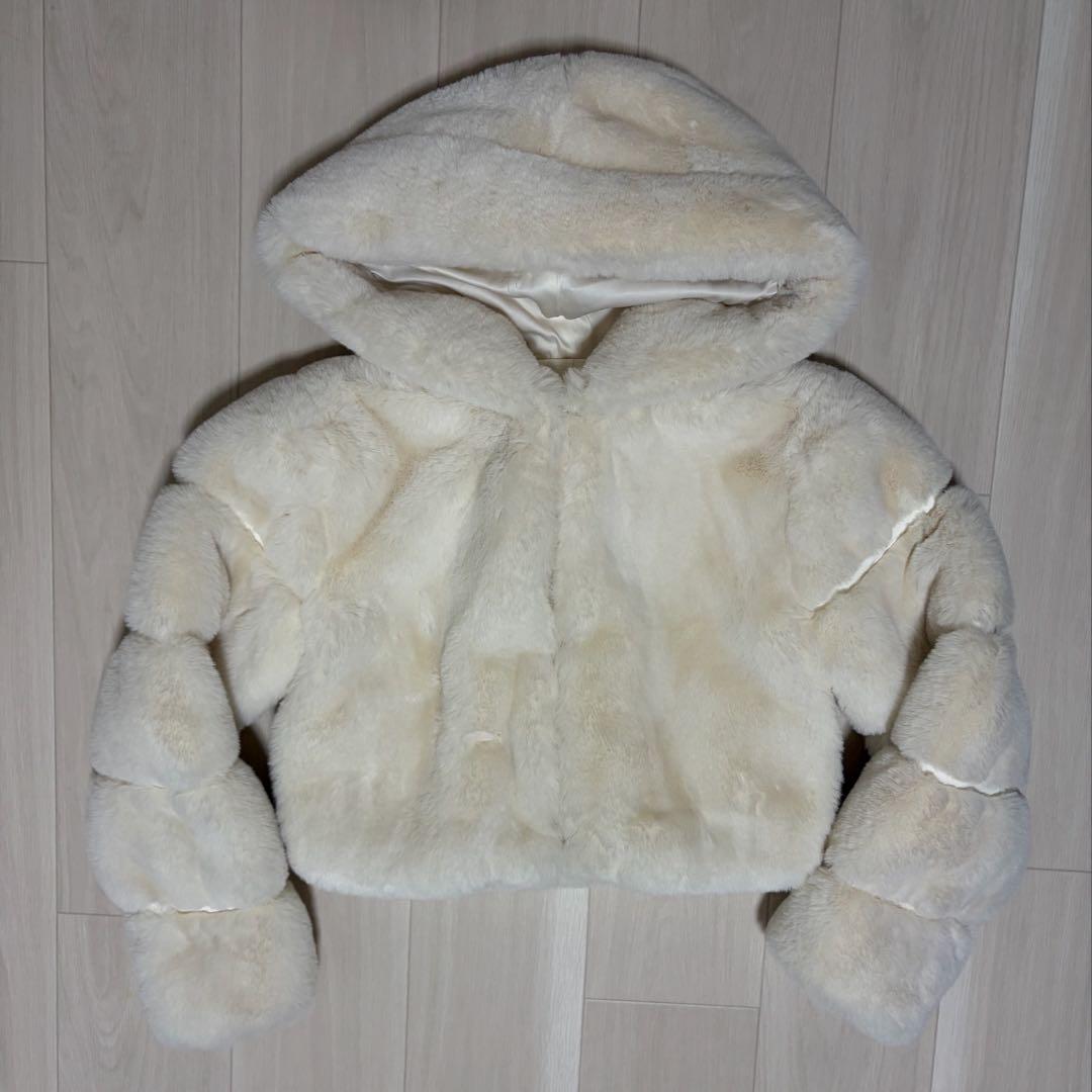 キルトボリュームファーショートコート Darich