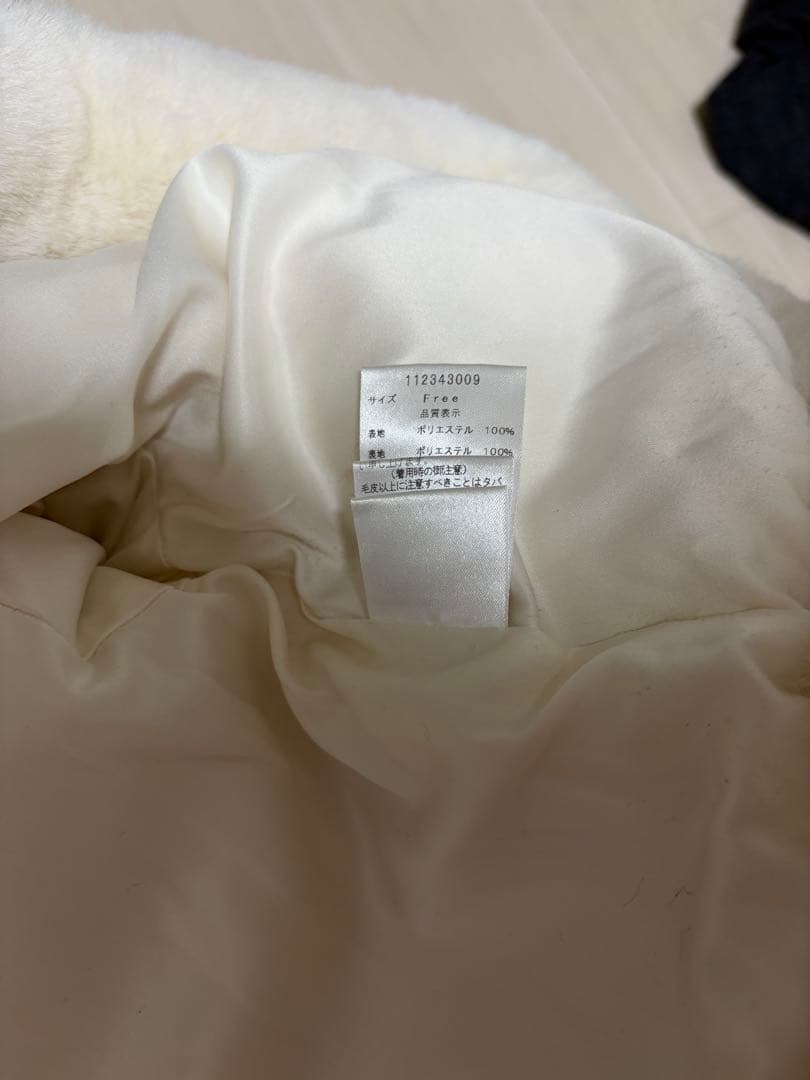 キルトボリュームファーショートコート Darich