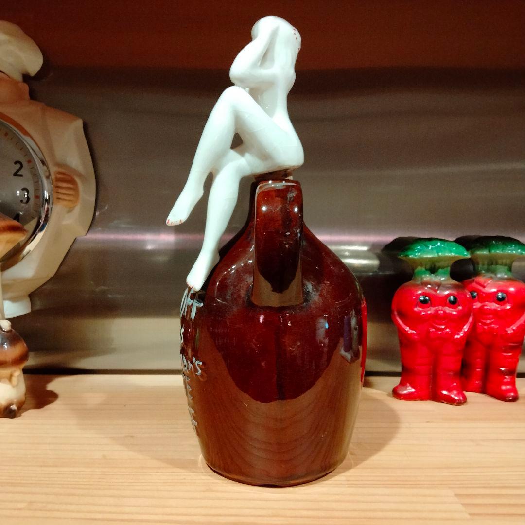 50s 　ピンナップ　デカンタ　エロ　　ビンテージ　layoff　茶