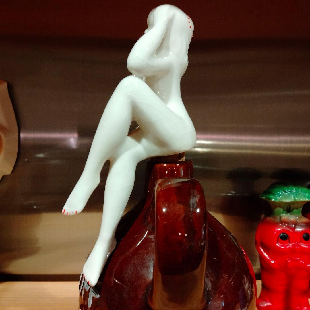 50s 　ピンナップ　デカンタ　エロ　　ビンテージ　layoff　茶