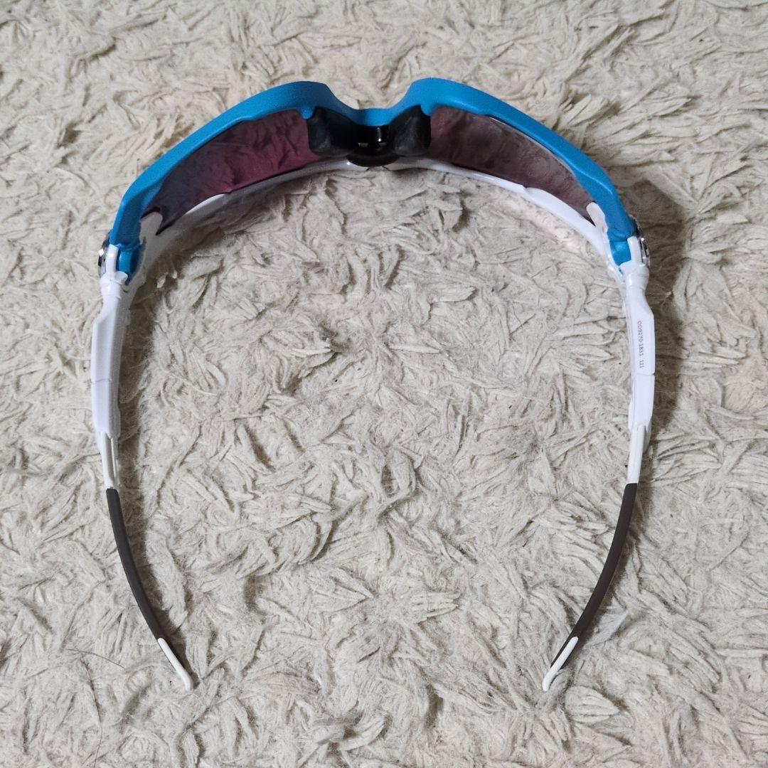 付属品完備 OAKLEY オークリー JAWBREAKER アイウェア 白 青