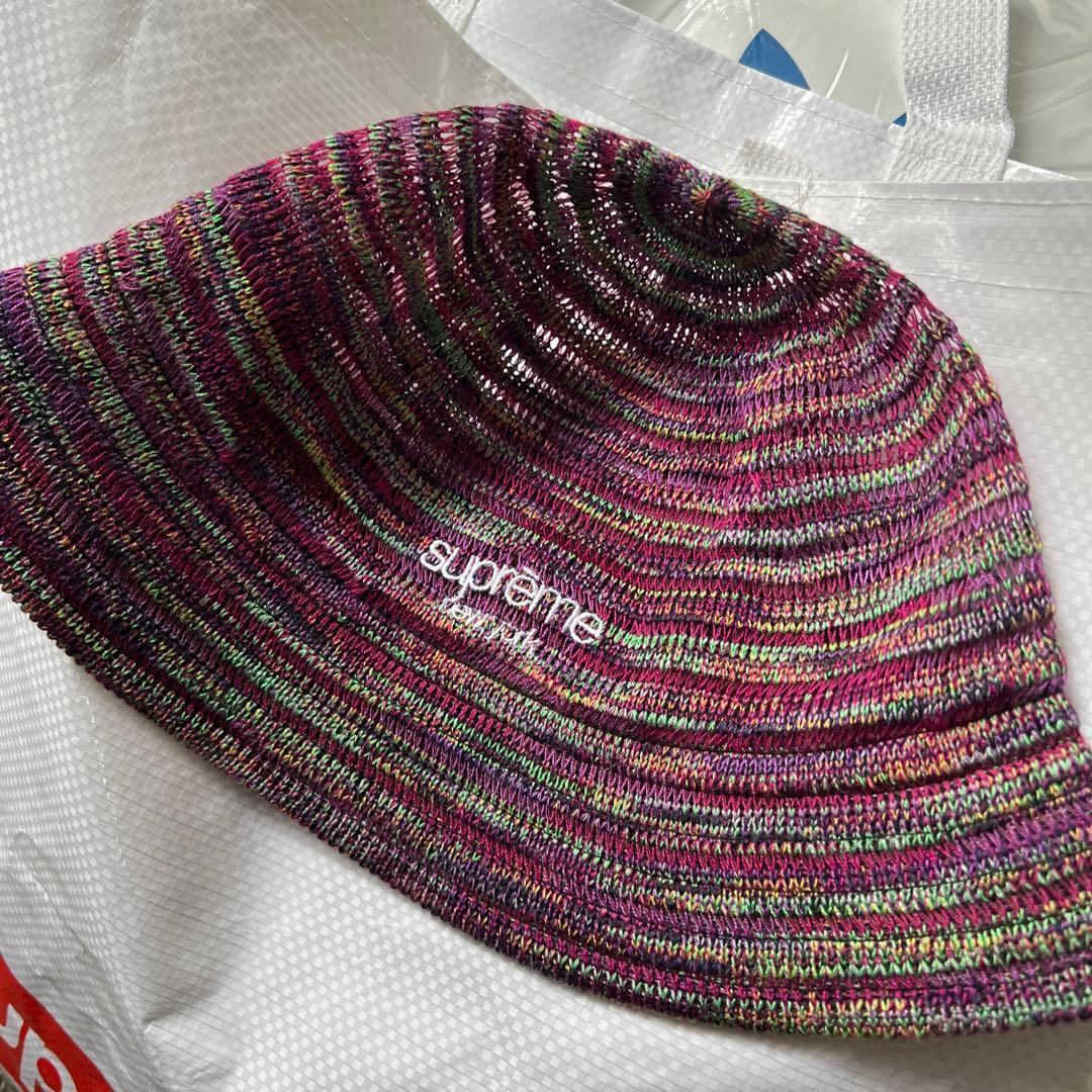 帽子 Supreme Open Knit Crusher \"Purple\"