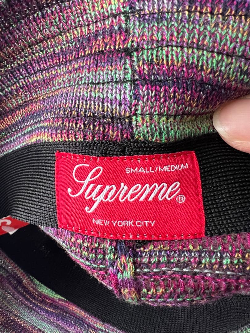 帽子 Supreme Open Knit Crusher \"Purple\"