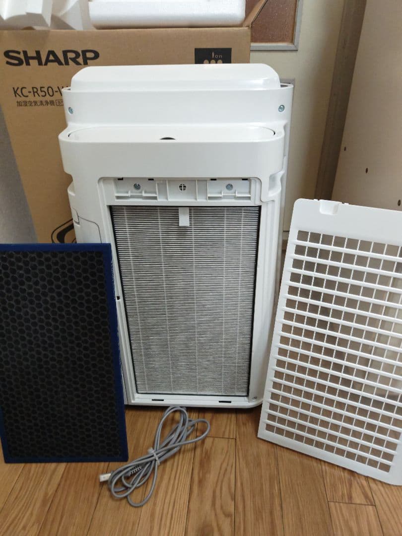 SHARP KC-R50-W 2024年製 プラズマクラスター　加湿未使用2