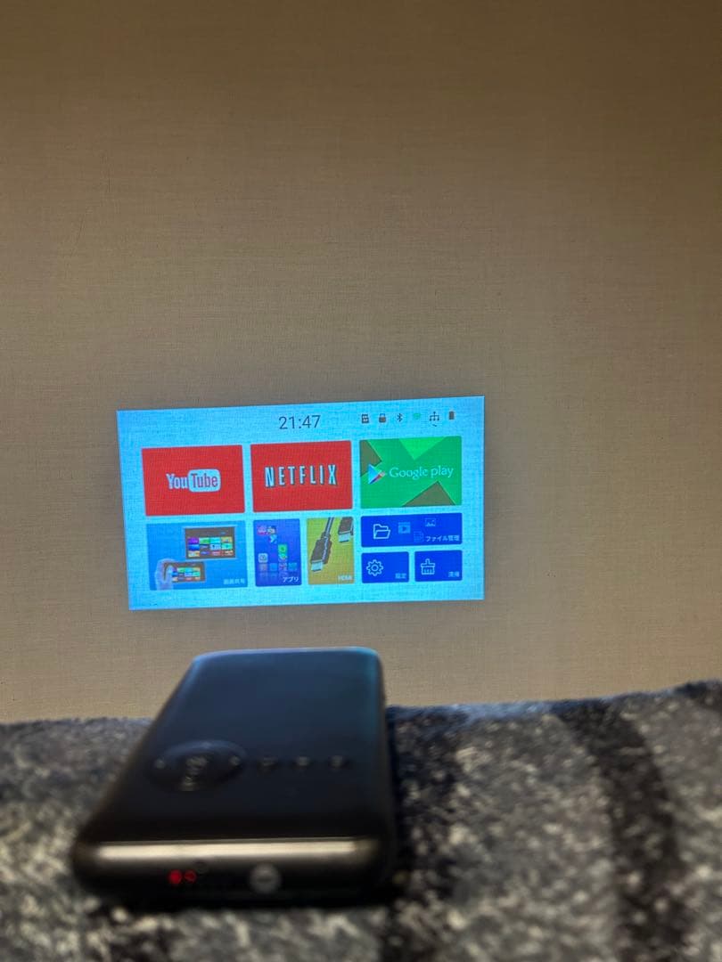 saya　KABENI T89A プロジェクター本体及び付属品箱付き