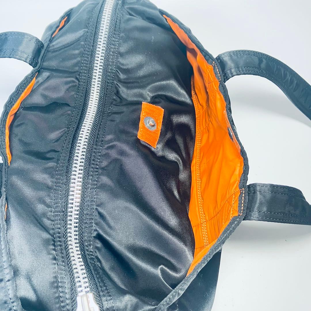 【美品】PORTER　TANKER ダッフル ミニボストン ロールバッグ 黒 M