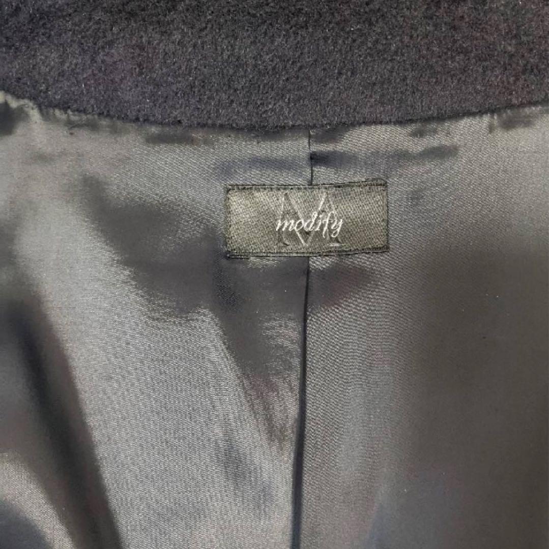 Modify/モディファイ アンゴラ ウールコート ネイビー