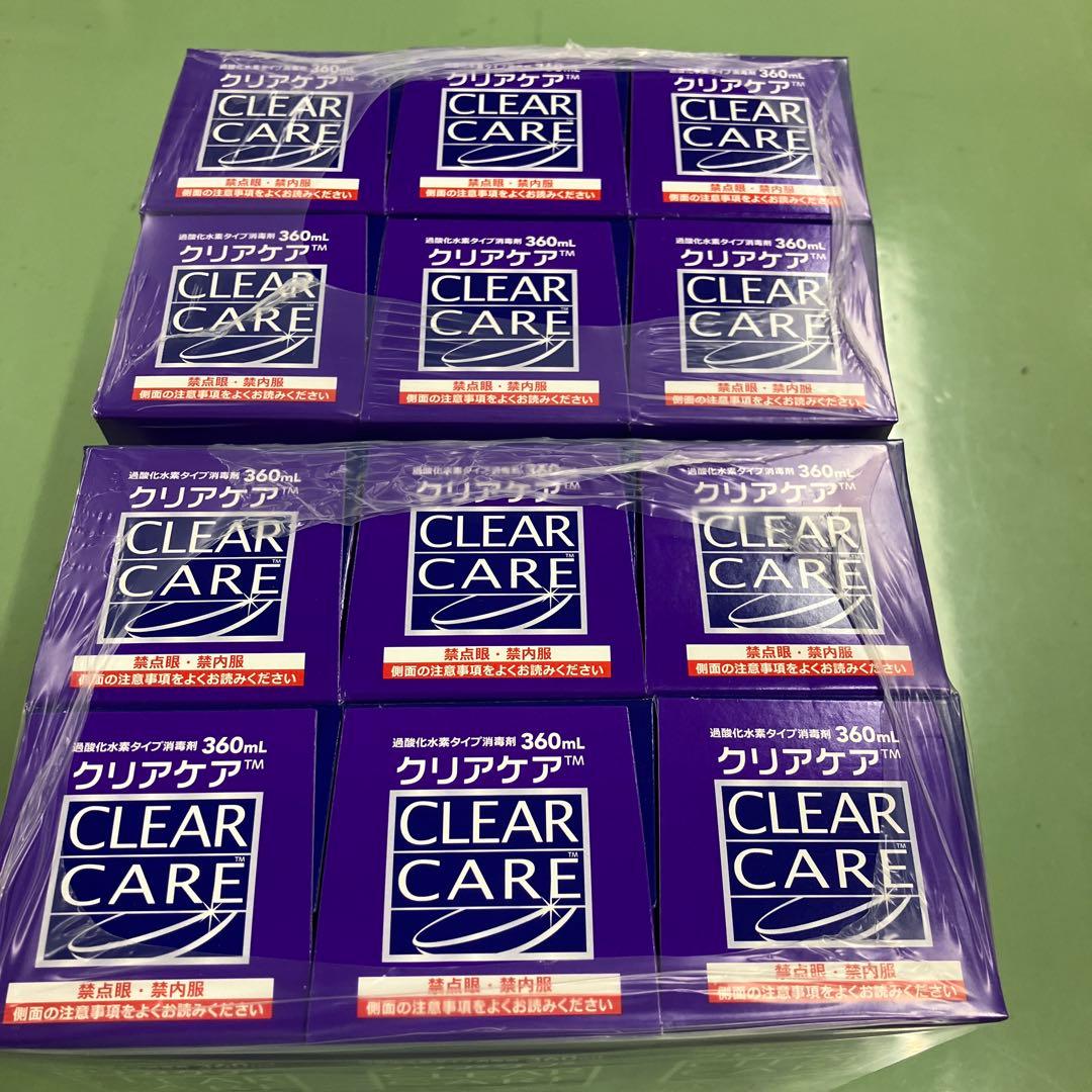 新製品クリアケア ソフトコンタクト洗浄液 360mL 12個セット