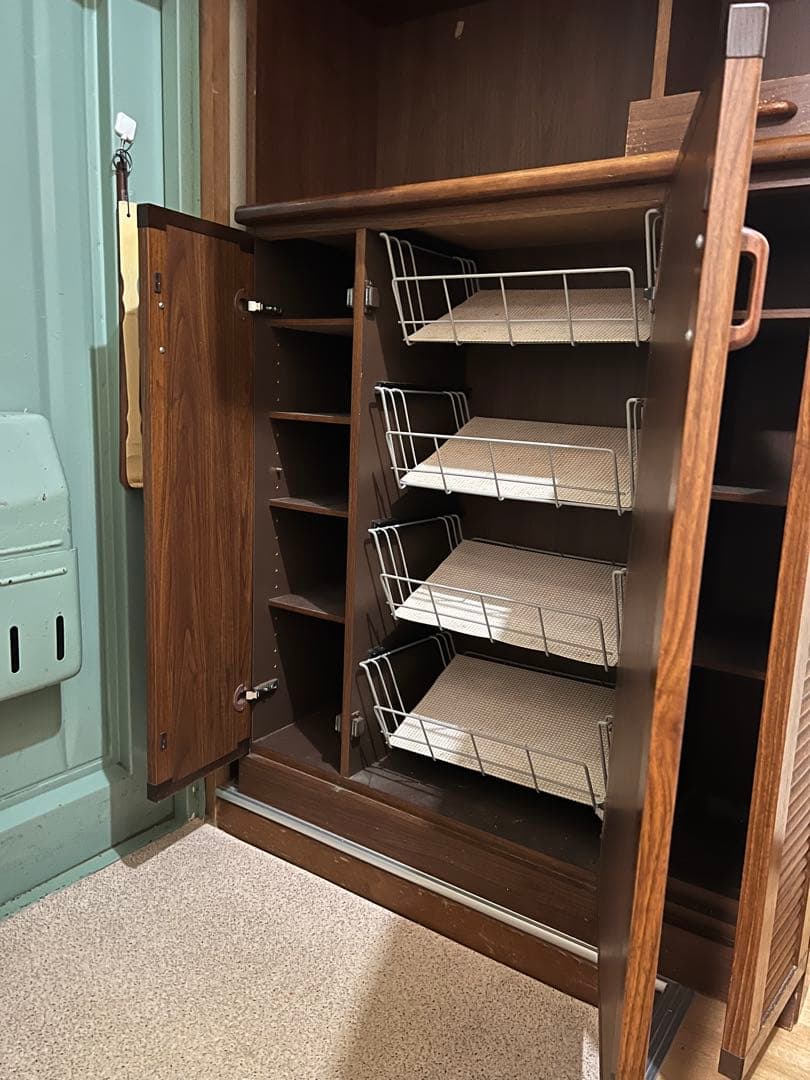 5月末までシューズラック　アンティーク家具