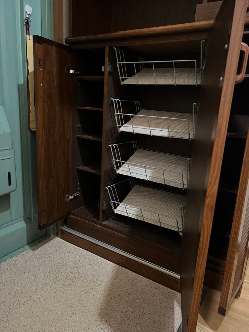 5月末までシューズラック　アンティーク家具