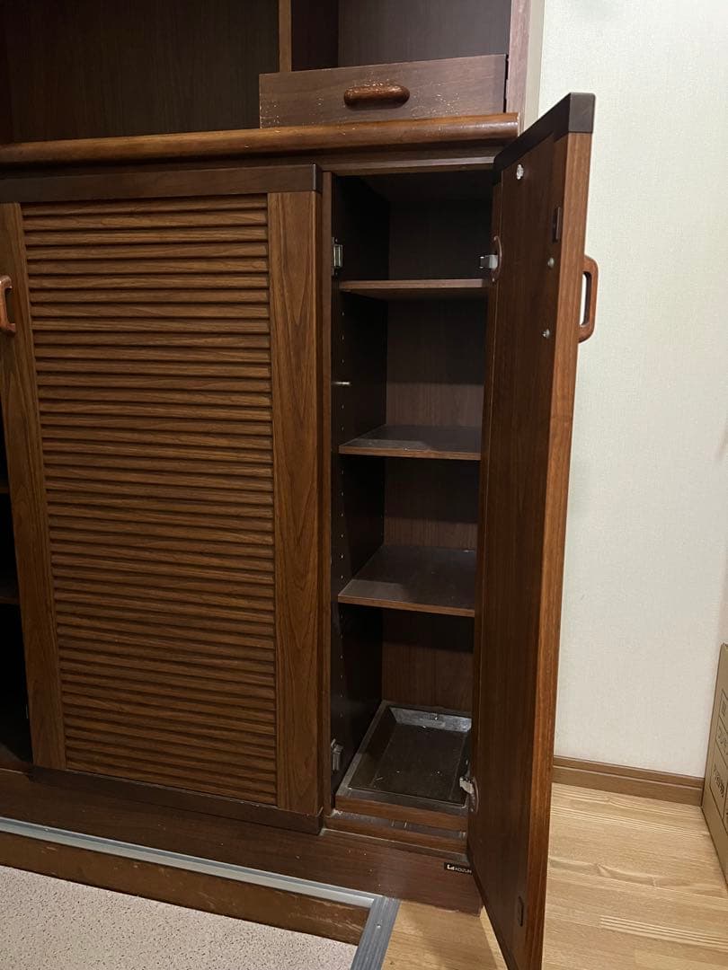 5月末までシューズラック　アンティーク家具