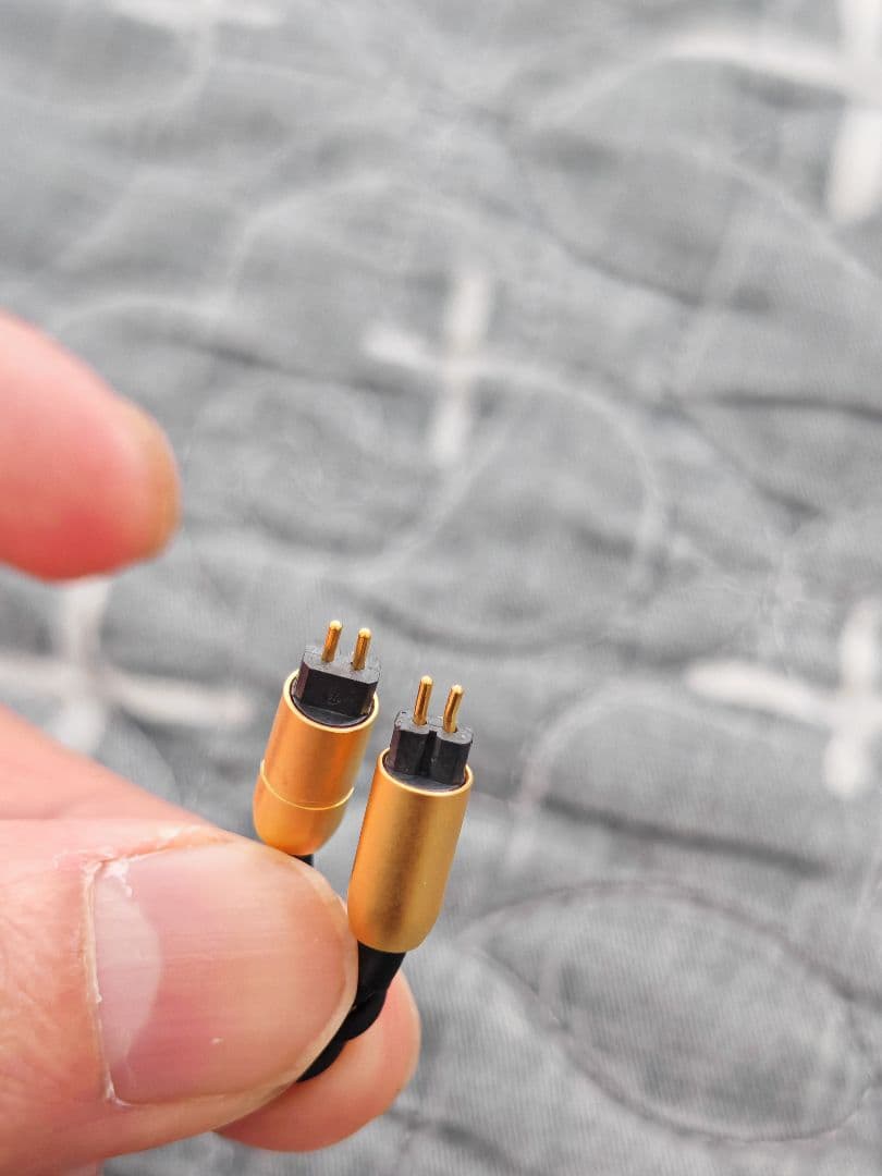 Brise Audio MMCX(メス)→2ピン変換ケーブル(2芯)×2本