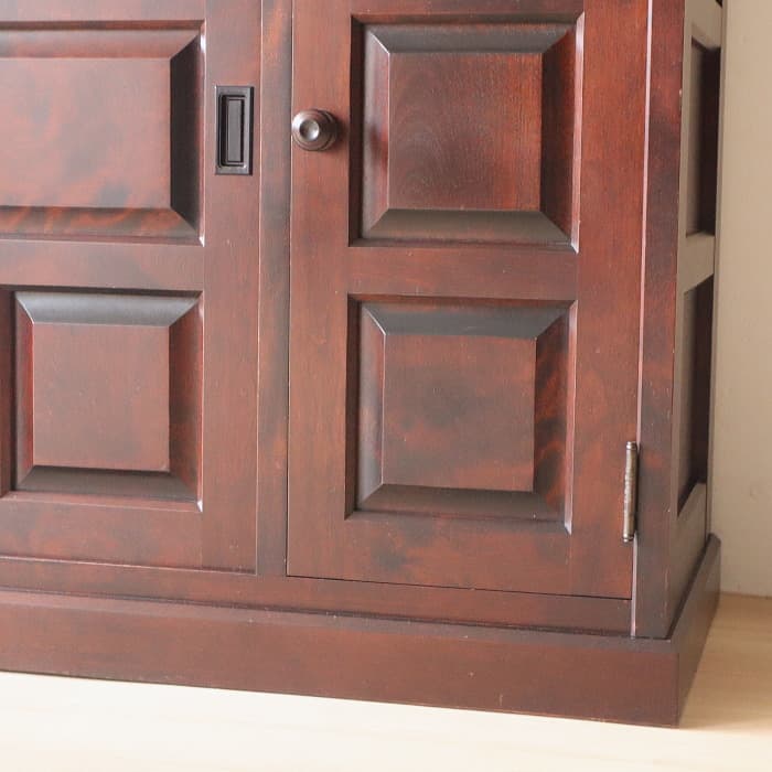 アンティーク 北海道民芸家具 下駄箱 サイドボード 収納棚 古家具