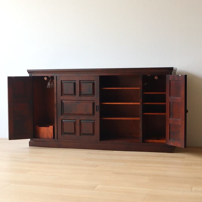 アンティーク 北海道民芸家具 下駄箱 サイドボード 収納棚 古家具