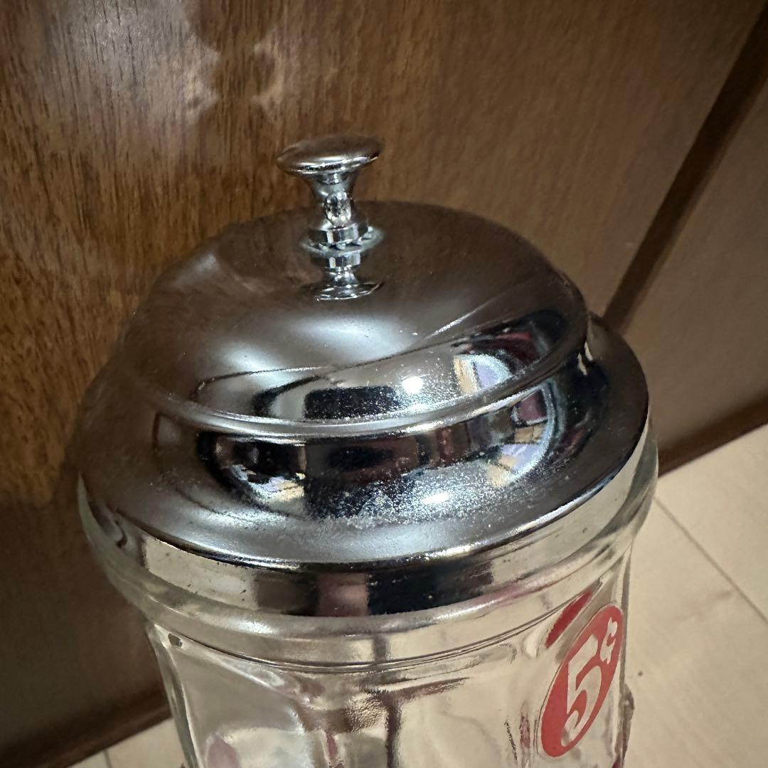 【Vintage】PEPSI COLA ストロー ディスペンサー ガラスケース