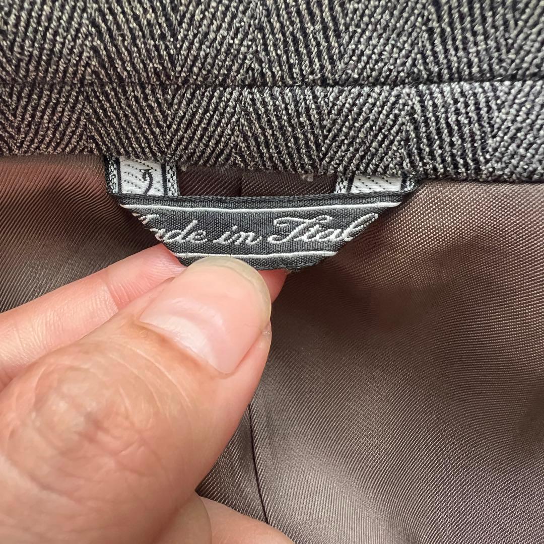 ジャンニヴェルサーチ ストライプ セットアップ メデューサボタン C265