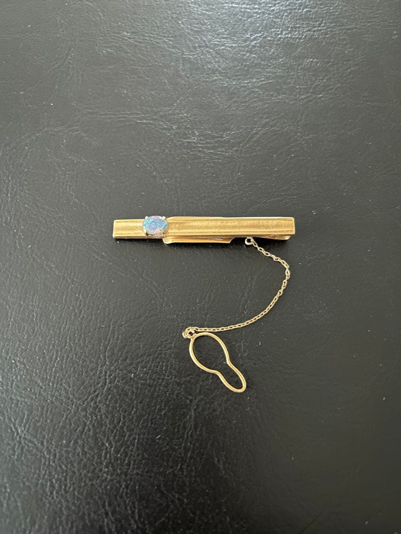 K18 ネクタイピン　オパール