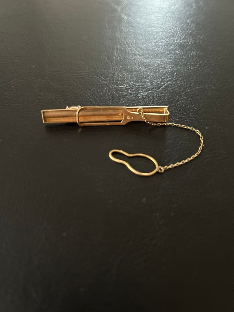 K18 ネクタイピン　オパール