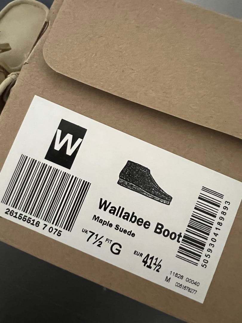 クラークス ワラビーブーツ CLARKS WALLABEE メープルスエード