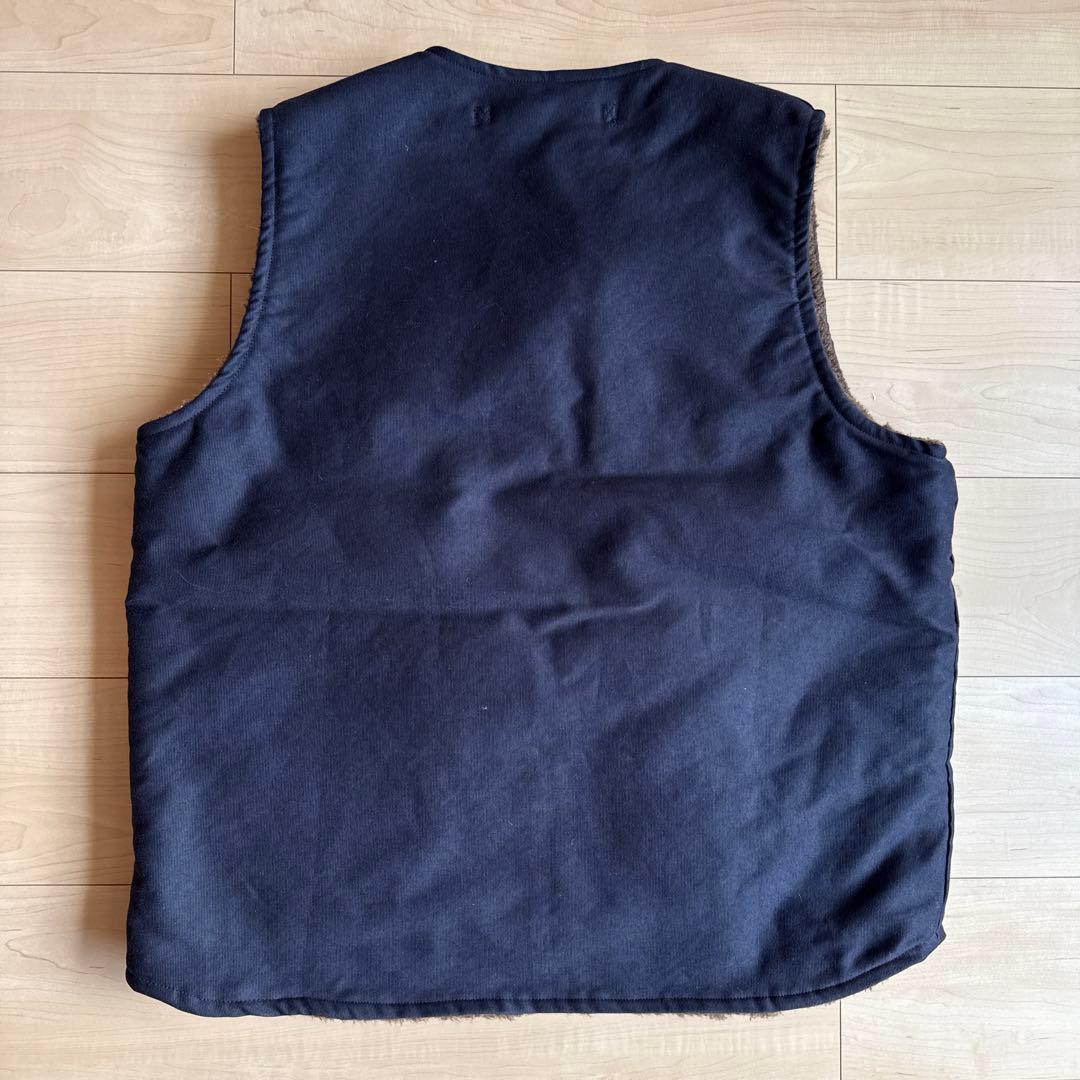 Nigel Cabourn N-1 アルパカウールボア リバーシブルデッキベスト