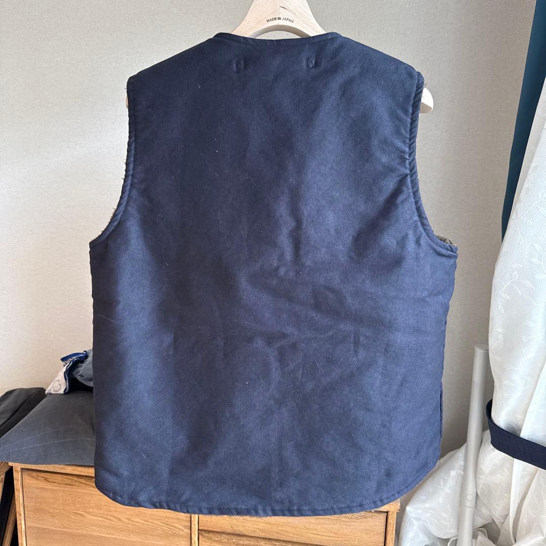 Nigel Cabourn N-1 アルパカウールボア リバーシブルデッキベスト