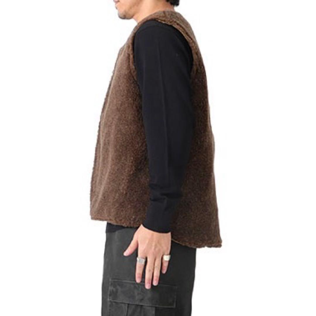 Nigel Cabourn N-1 アルパカウールボア リバーシブルデッキベスト