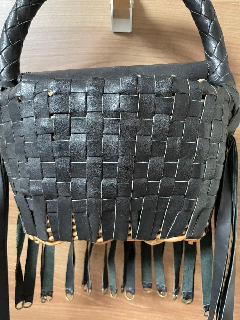 ebagos フリンジ付きミニショルダー