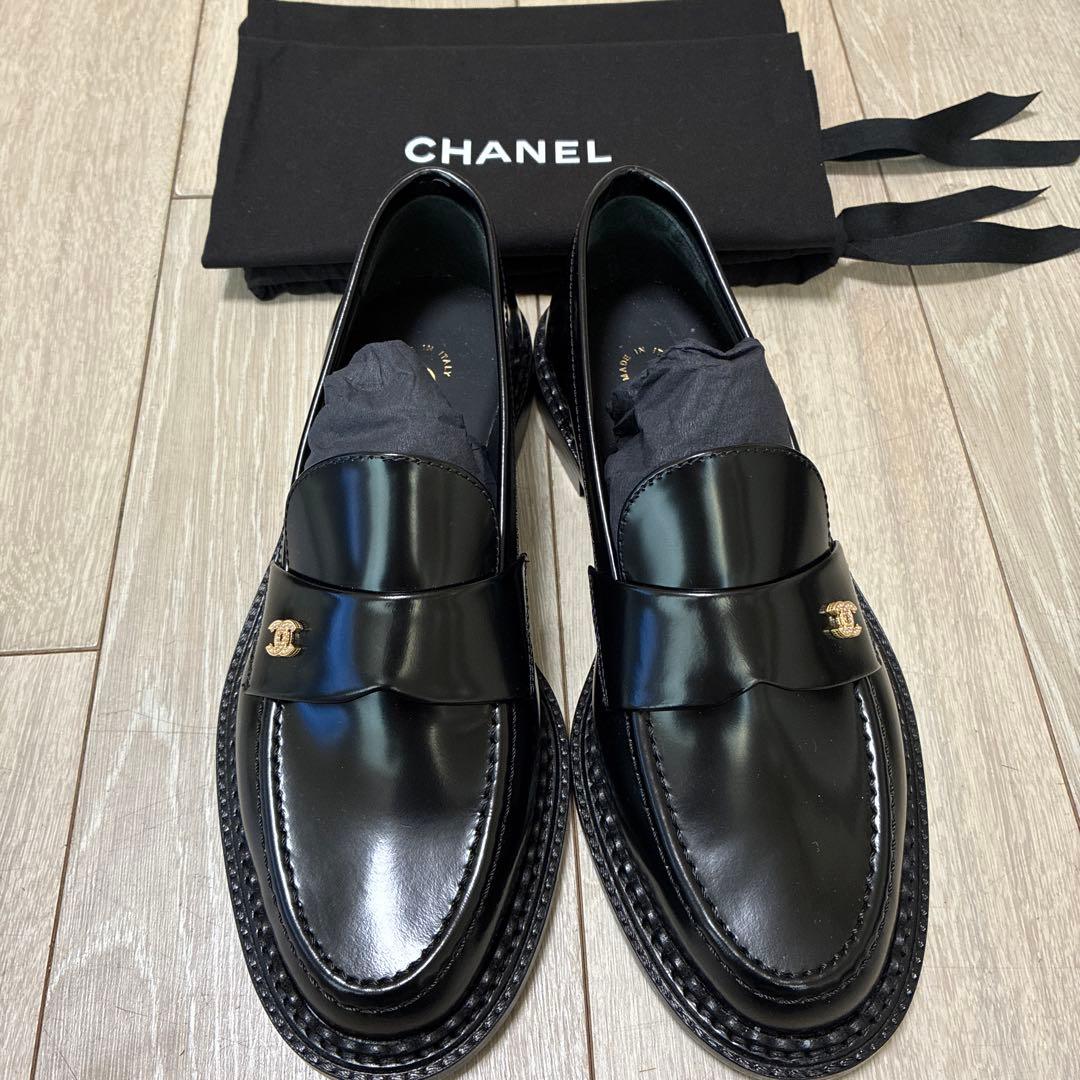 新品•未使用　今季　CHANEL シャネル　ローファー　サイズ23.5-24