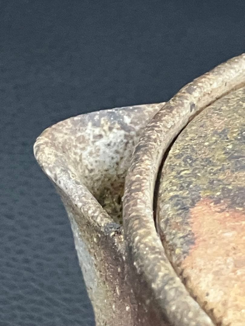 備前焼 宝瓶 桟切 煎茶道具 煎茶器 食器 工芸品 泡瓶 在銘 急須 伝統工芸