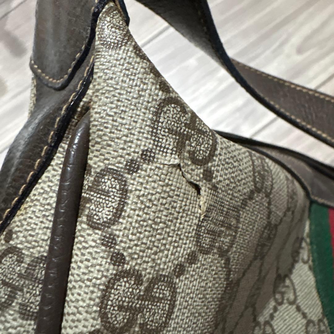 オールドグッチ　ショルダーバッグ　ハーフムーン