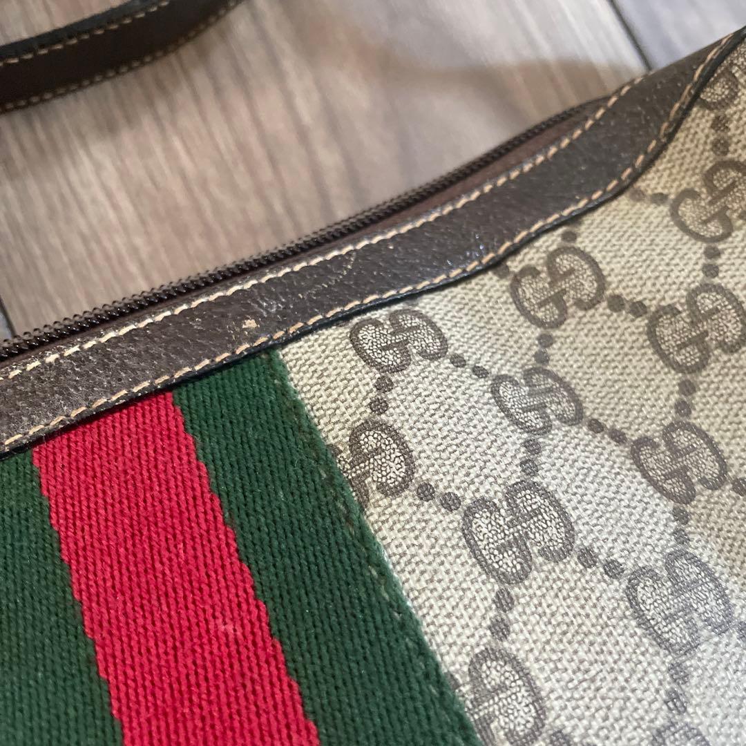 オールドグッチ　ショルダーバッグ　ハーフムーン