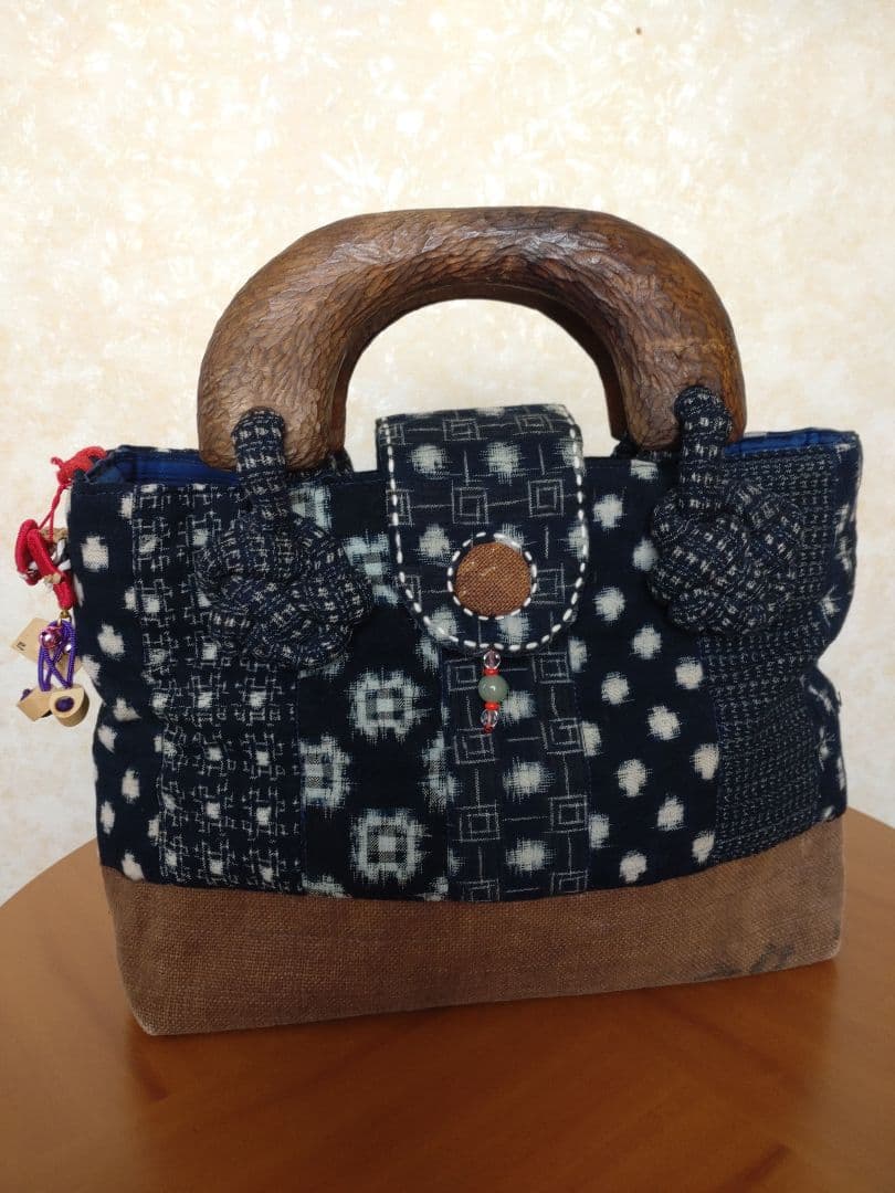 絣、酒袋手作り鞄【ぽんこ様用】