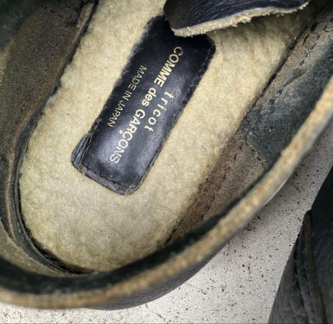 【tricot COMME des GARONS 】レザーシューズ シボ革