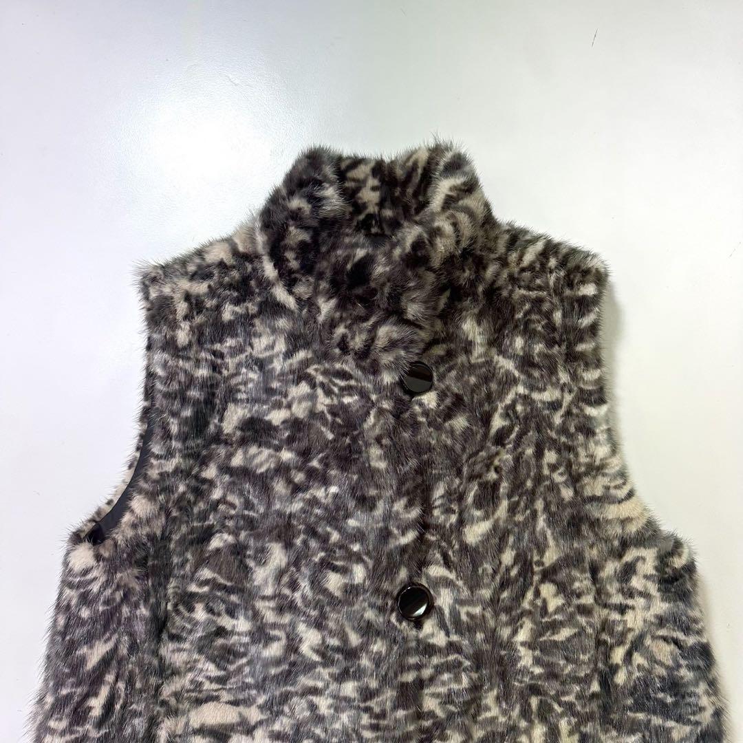 Altima アルティマ ミンク ファーコート ベスト リバーシブル シルク