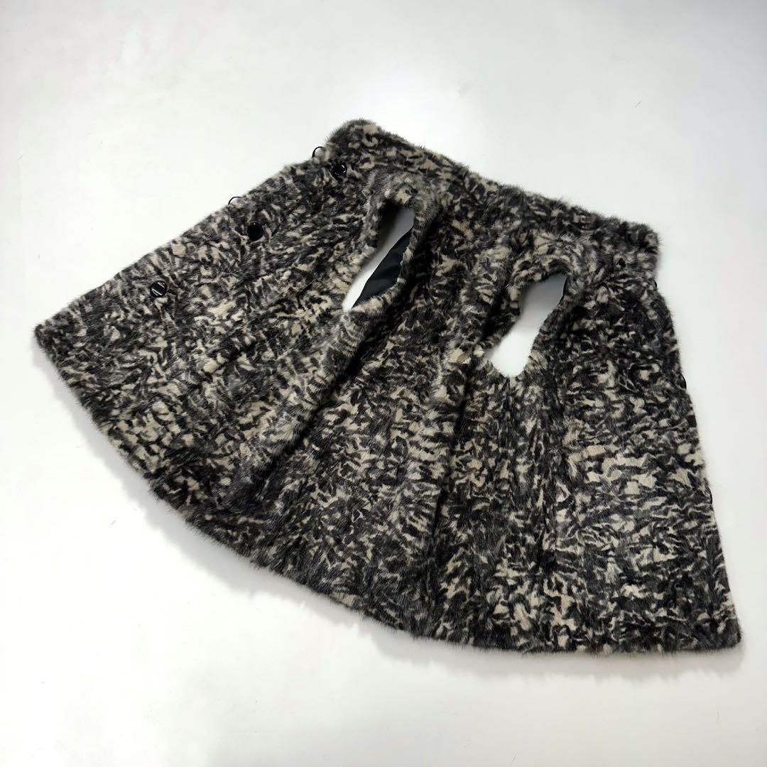 Altima アルティマ ミンク ファーコート ベスト リバーシブル シルク