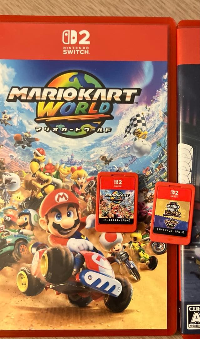 マリオカートワールド　マリオパーティジャンボリー　switch2 ソフト