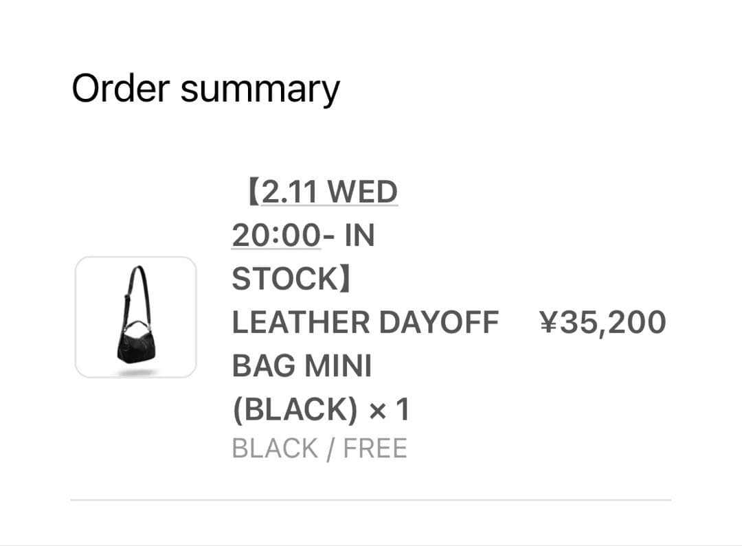 バッグ LEATHER DAYOFF BAG MINI clesste