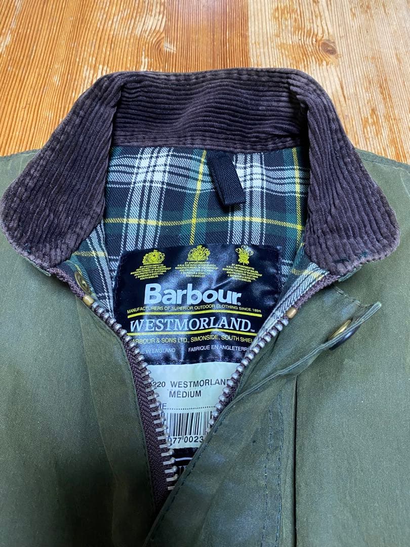 Barbour UK製 WESTMORLAND ベスト付属品付　期間限定値引中