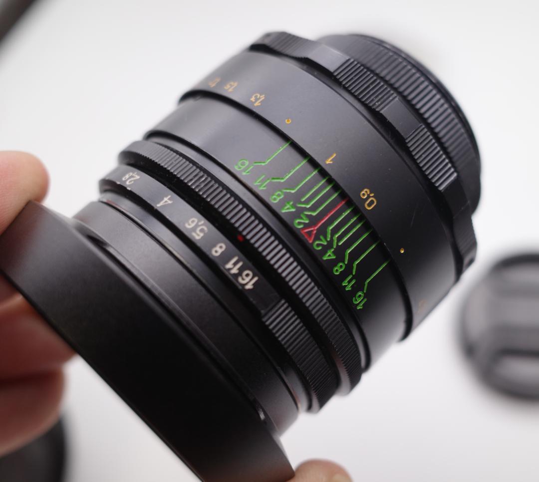 30　未使用　ぐるぐるボケレンズ　 ヘリオス　44-2　M42