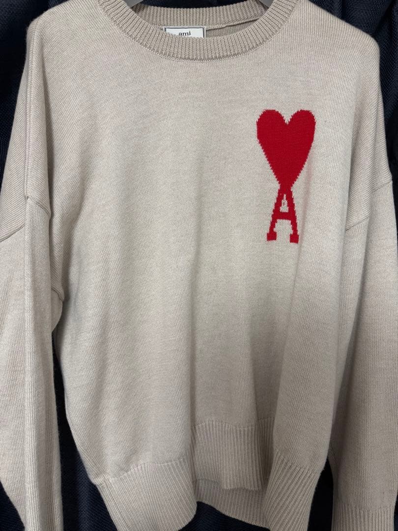 AMI PARIS ハートロゴニット Lサイズ