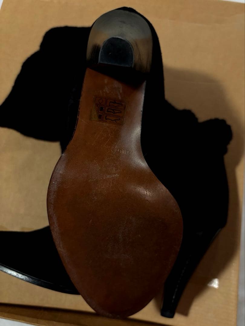 Diesel 黒　クシュクシュニット✖️スエード ロングブーツ