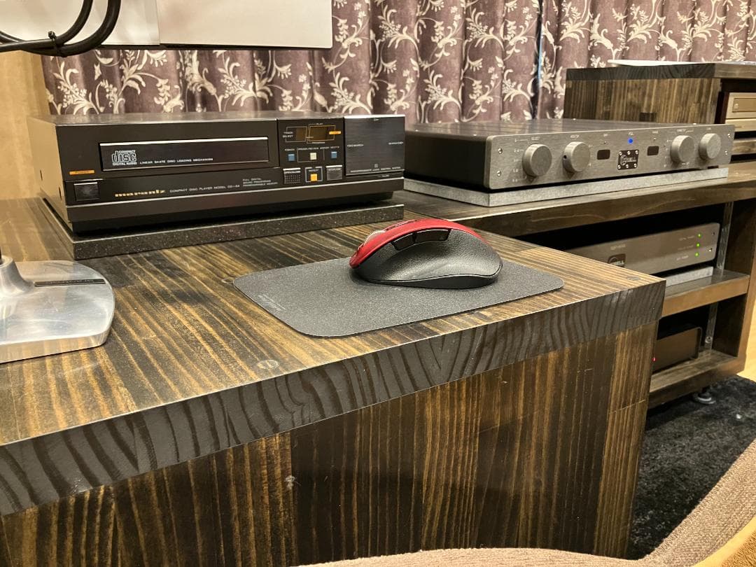 高級天然黒御影石 山西黒 オーディオボード●400×400×20●5面磨き