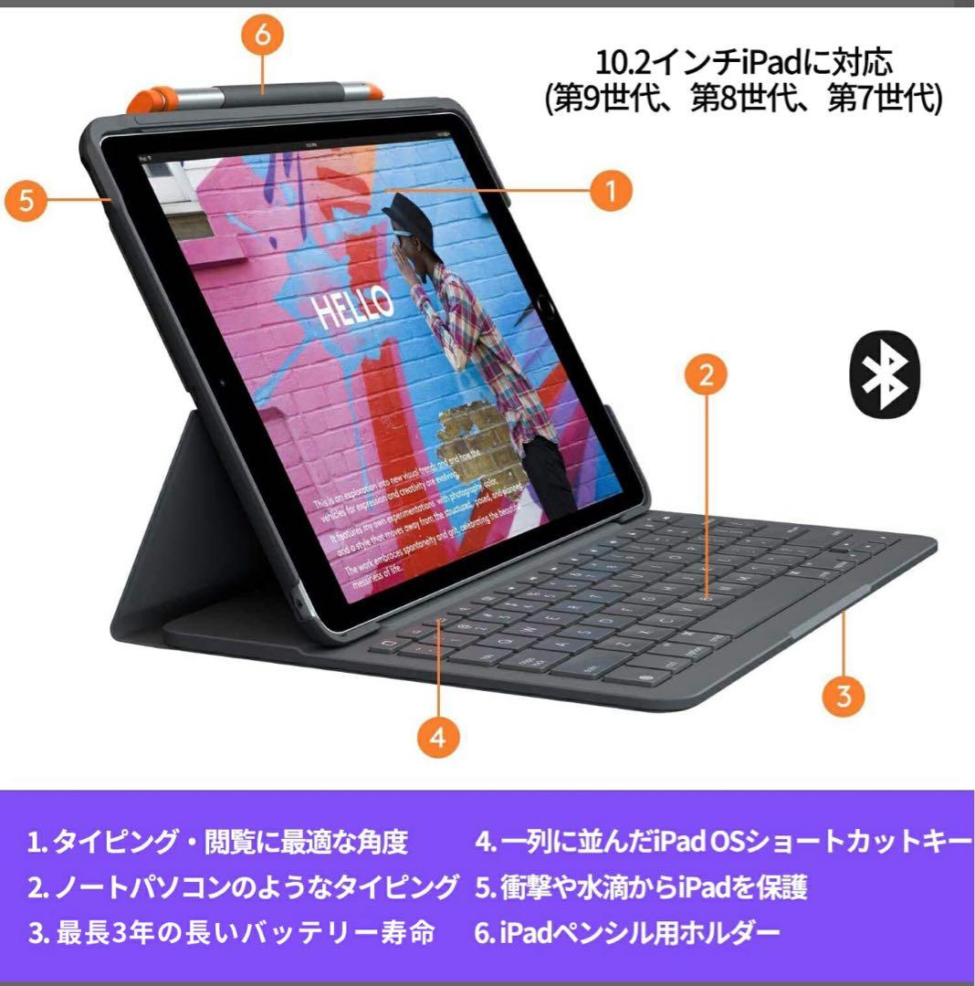 Logicool（ロジクール） SLIM FOLIO iK1055BK